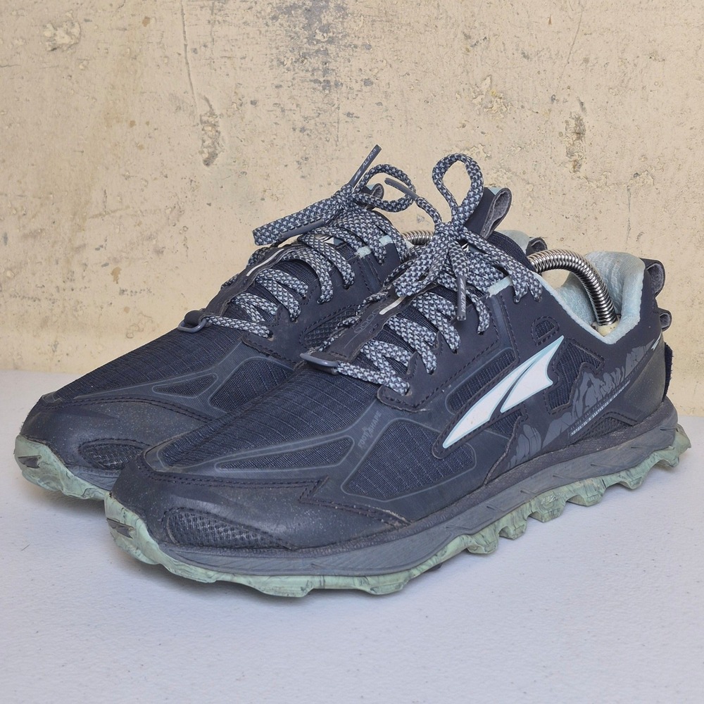 Altra Lone Peak 4.5 Trail Running Shoes Womens 10.5 Navy Blue